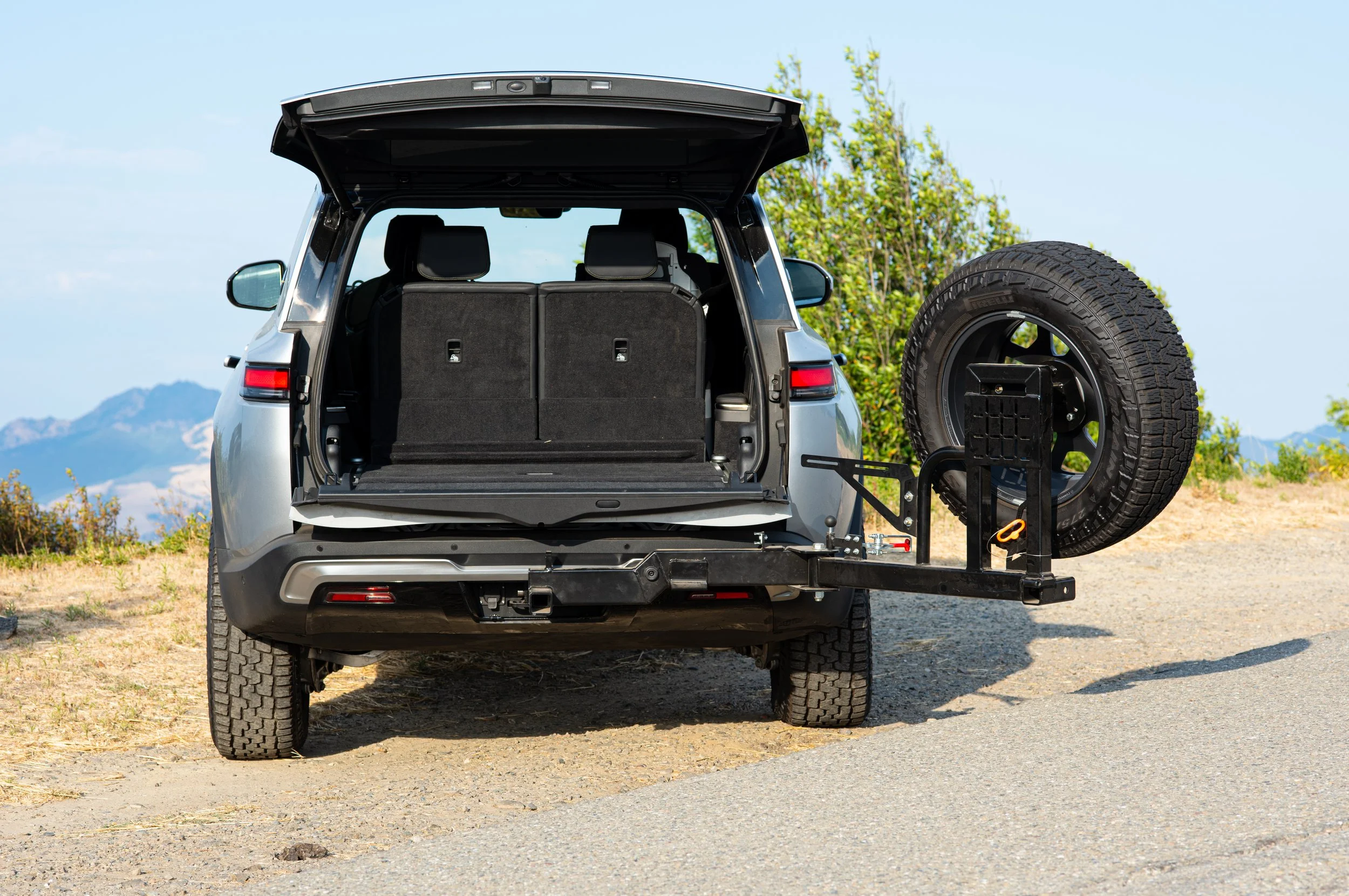 Rivian R1S - Swing Out Tire Carrier — Rigid Armor